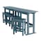Highwood Usa Lehigh 6pc Counter Height Outdoor Patio Furniture Balcony Set AD-KITBALC101-NBE - alternate 1